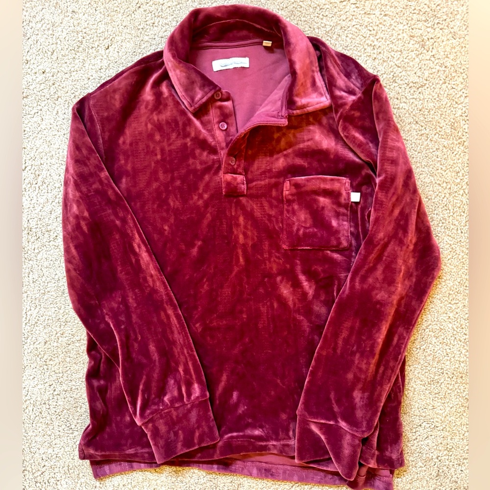 70s Brady style long sleeve shirt